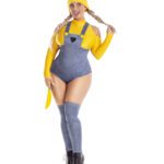 Yellow Henchbabe Plus Size