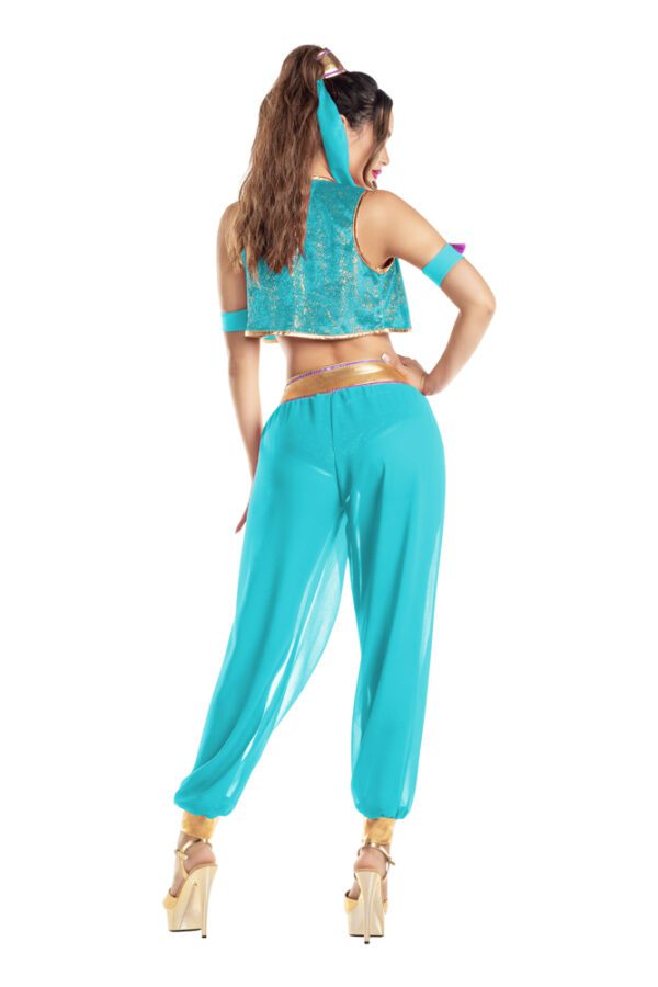 S2341T Genie of the Lamp turquoise costume