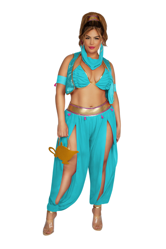 Genie of the Lamp Turquoise Plus Size - StarlineLA & Party King