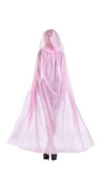 Pink Mesh Hooded Cape - Image 2