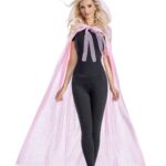 Pink Mesh Cape