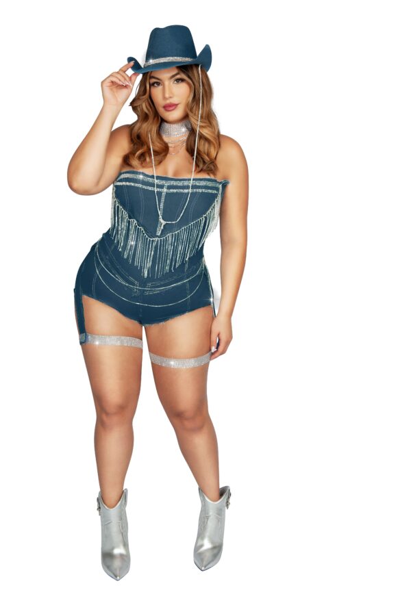Denim & Diamonds Cowgirl Plus-1